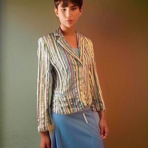 Textured Funky Colorful Cabi Blazer​​